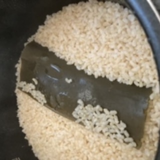 まるごと昆布味の玄米ご飯
